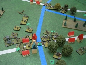 Fighting around Veghel