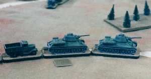 T34s of the STAVKA reserve advance unopposed towards the Axis rear.