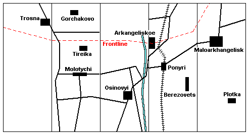 Map of the battlefield.