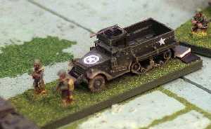 US Armored Infantry advancing.  Tom Mouat