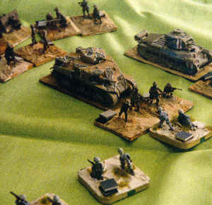 Tank and infantry units from the British 8th Army attack the Italian frontline.