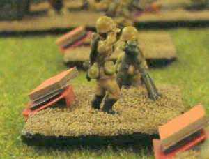Russian mortars prepare to fire in support of their assault on the German front-line.  Dave Parkin
