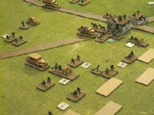 A view of the southern part of the German front-line.  Dave Parkin