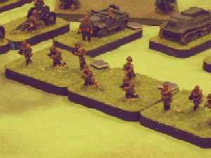 Elements of 27th Guards Rifle Corps prepare to attack the Romanian front line.