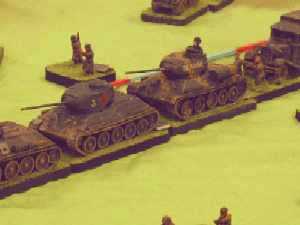 The Tank Brigades of 5th Guards Tank Corps prepare to exploit the anticipated breakthrough.